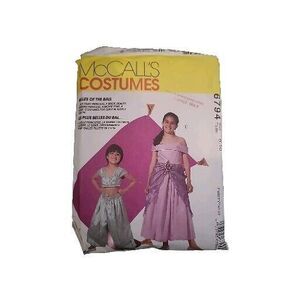 UNCUT Vintage Sewing PATTERN McCalls 6794, Girls Halloween Costumes, 1993 Belles